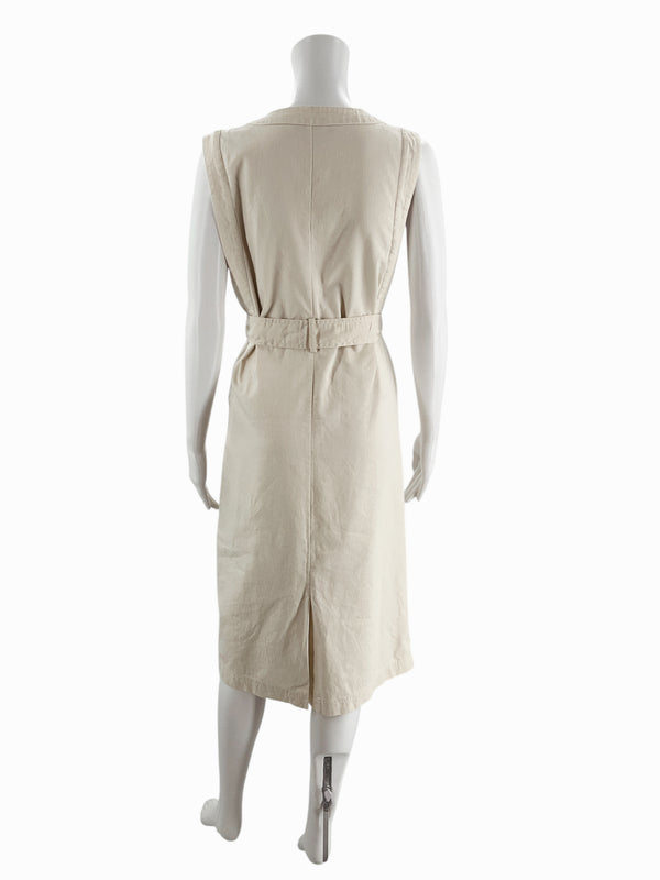 Banana Republic Beige linen Pre-Owned Ladies Dress - Size XS - Margaret’s Fine Consignment
