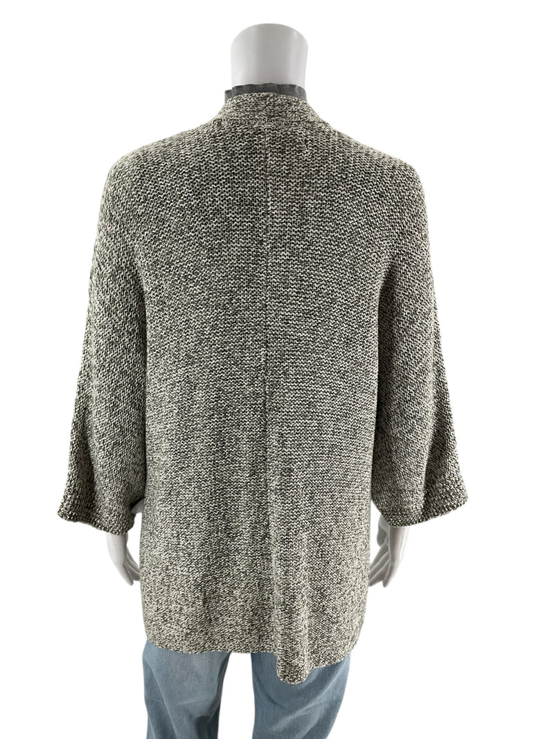 Pure Jill Tan/Olive Heathered Pre-Owned Ladies Top - Size Small Petite