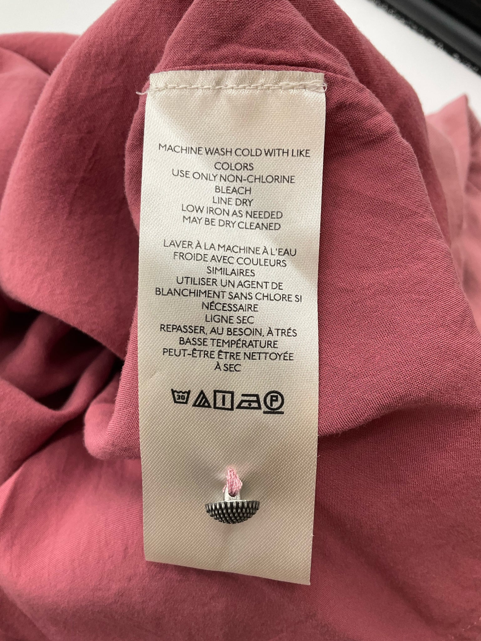 by Anthropologie mauve Mini Anthropologie Mauve Solid Pre-Owned Ladies Dress - Size 8 - Size 8