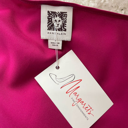 Anne Klein Fuschia Beaded Pre-Owned Ladies Top - Size Small - Margaret’s Fine Consignment