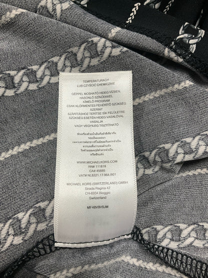 Michael Kors Pre-Owned Michael Kors Chain Print Long Sleeve Dress Black, Gray Size M - ONLINE ONLY