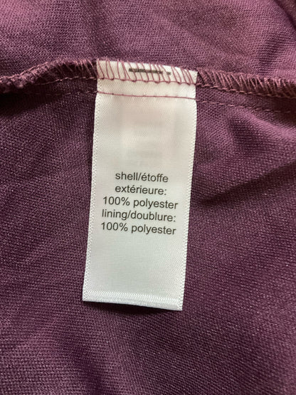 Maurices Size M maroon Floral Pre-Owned Ladies Dress