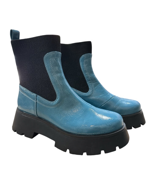 Circus by Sam Edelman Darielle Teal Lug Sole Chelsea Boots | Size 7