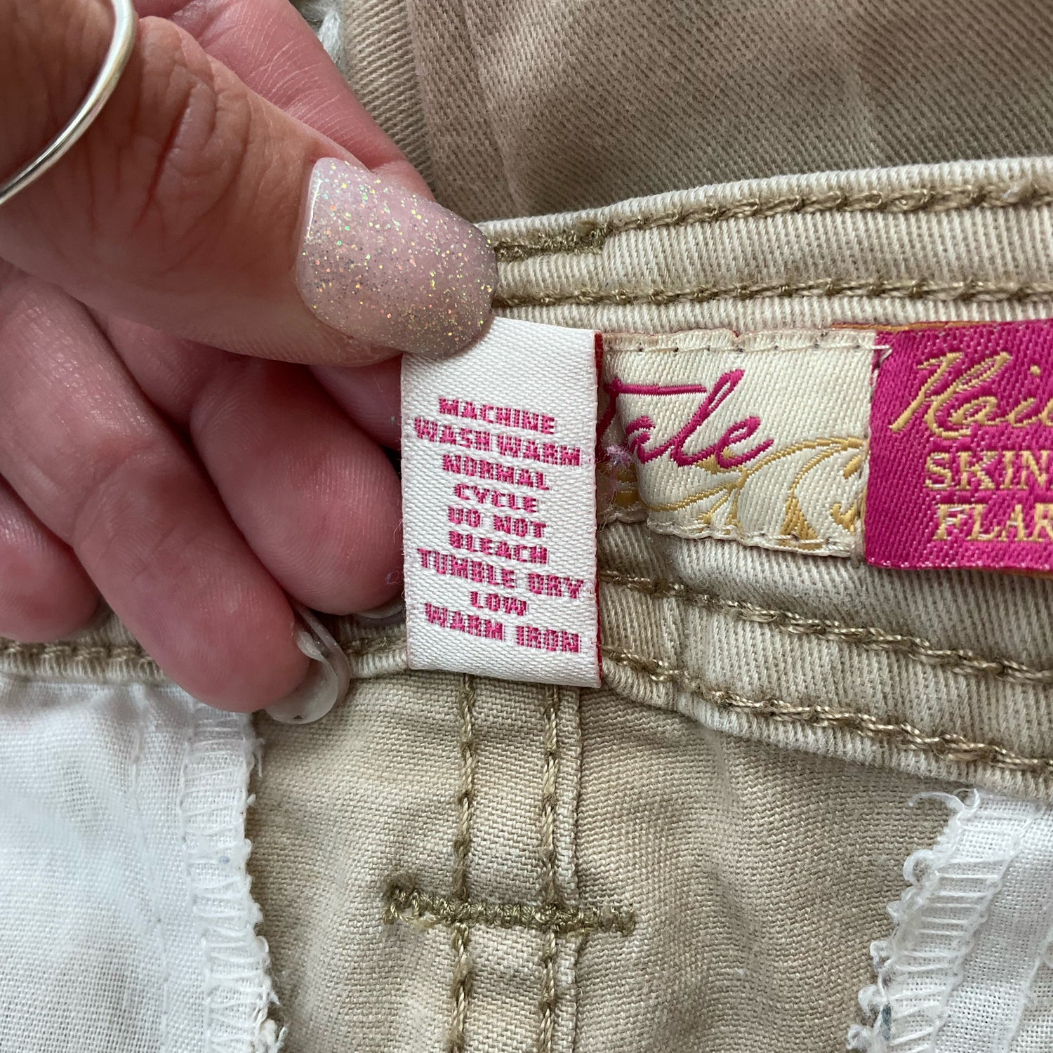 Aeropostale Tan Skinny Flare Pants – Size 3/4, Excellent Condition - Margaret’s Fine Consignment