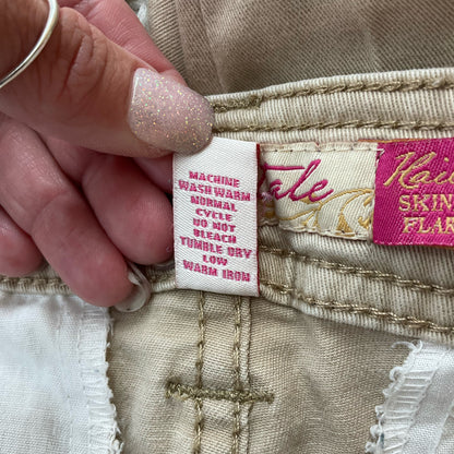 Aeropostale Tan Skinny Flare Pants – Size 3/4, Excellent Condition - Margaret’s Fine Consignment