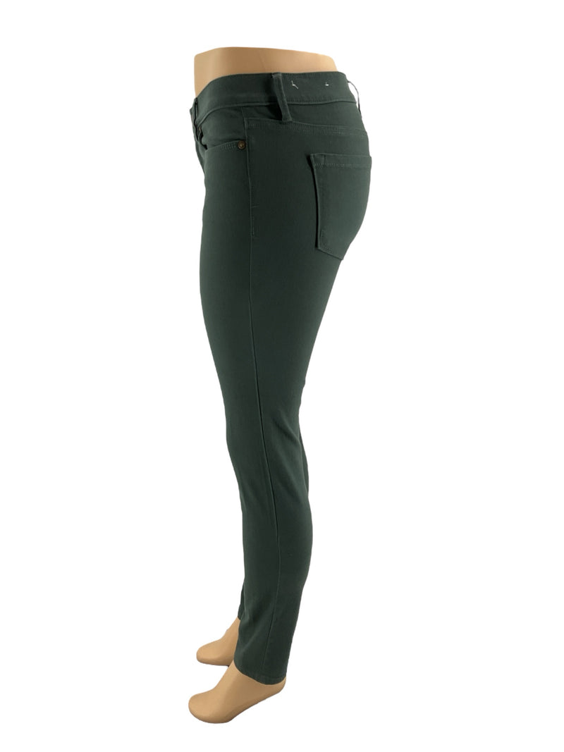 Loft Green Solid Pre-Owned Ladies Pants - Size 0