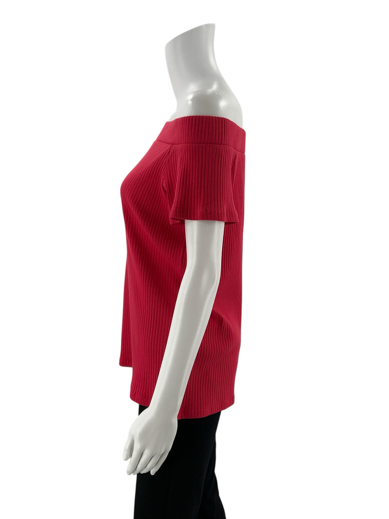 Loft Coral Ribbed Pre-Owned Ladies New With Tags Top - Size XL