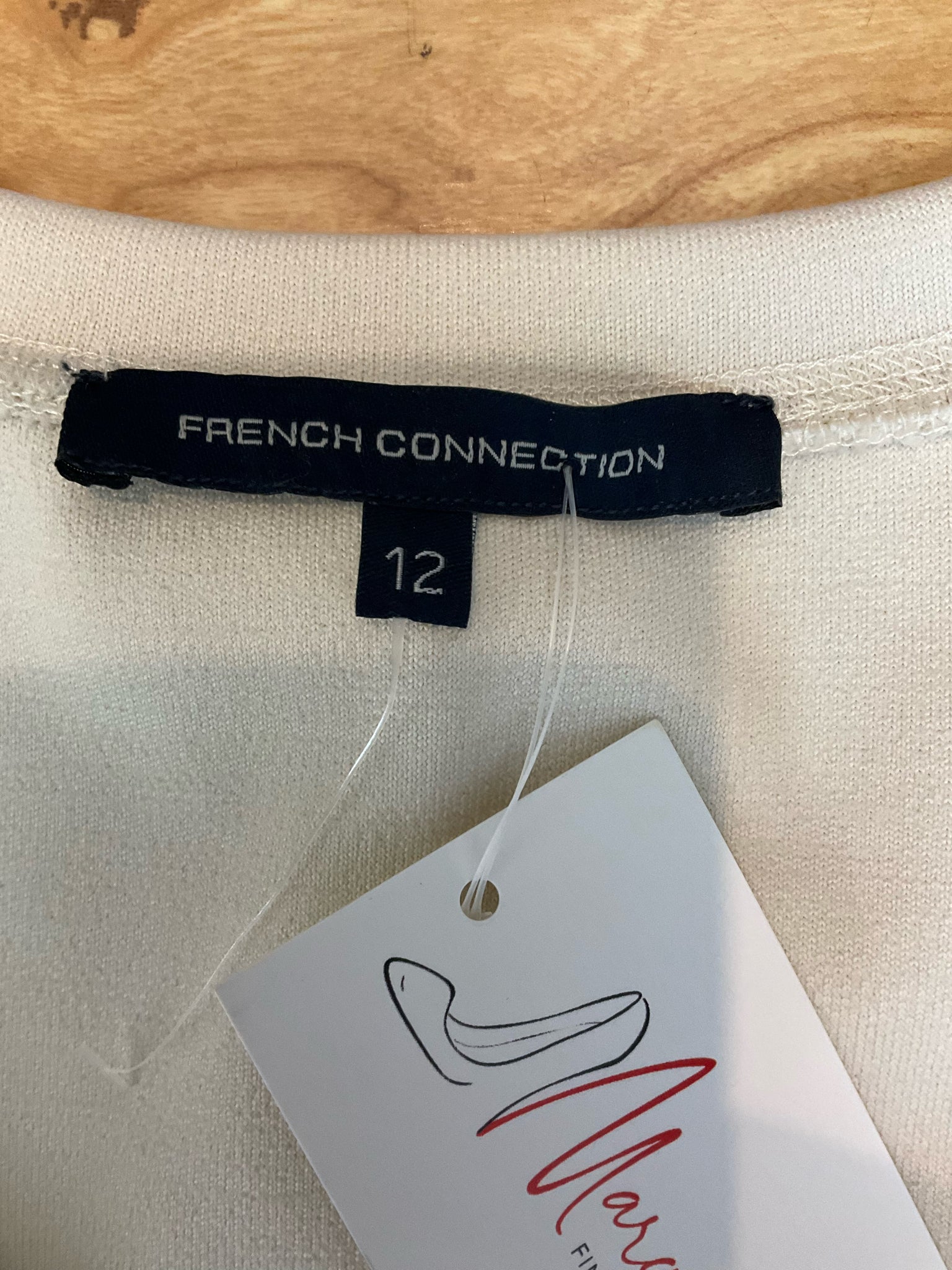 French Connection Spotlight Bandage Bodycon Dress Tan Size 12