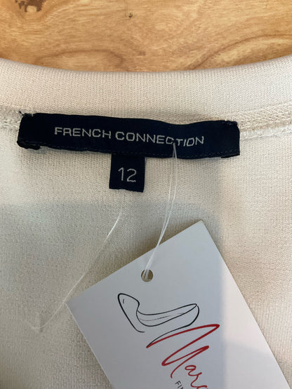 French Connection Spotlight Bandage Bodycon Dress Tan Size 12