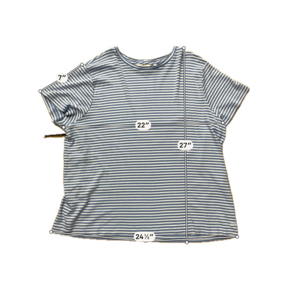 Vineyard Vines Striped Pima Cotton Modal Tee Size 3X Blue White