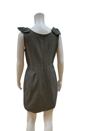 Monteau Gray Solid Pre-Owned Ladies Dress - Size Medium