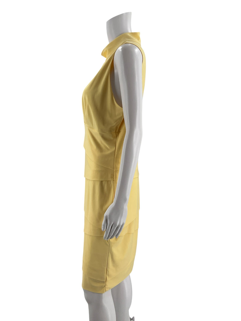 WHBM Yellow Pre-Owned Ladies Dress - Size 12
