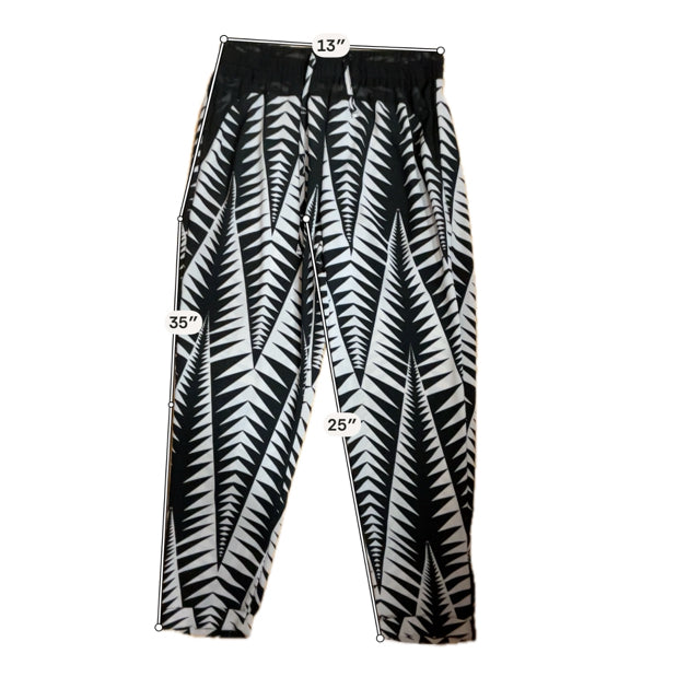 Holly Bracken Geometric Print Pull-On Jogger Pants | Size Small - ONLINE ONLY