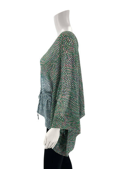 Cabi Blue/Green/Pink Print Top - Size Medium - Margaret’s Fine Consignment
