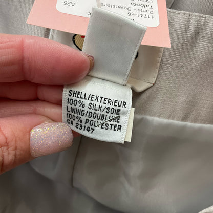 Talbots Gray Tapered Silk Pants – Size 6, Excellent Condition - Margaret’s Fine Consignment