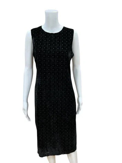 Black solid velvet dress by J McLaughlin, size 6, featuring a sleek design and new with tags.