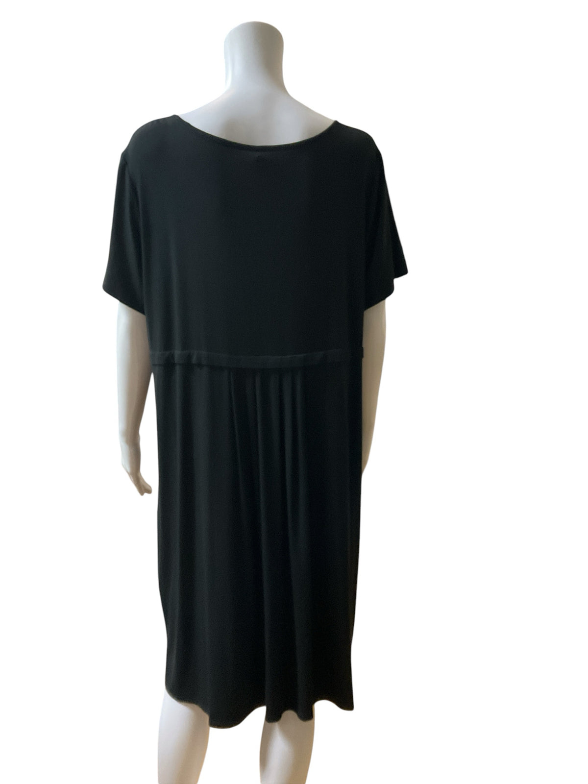 J Jill Size Large Black Solid Pre-Owned Ladies Dress - ONLINE ONLY