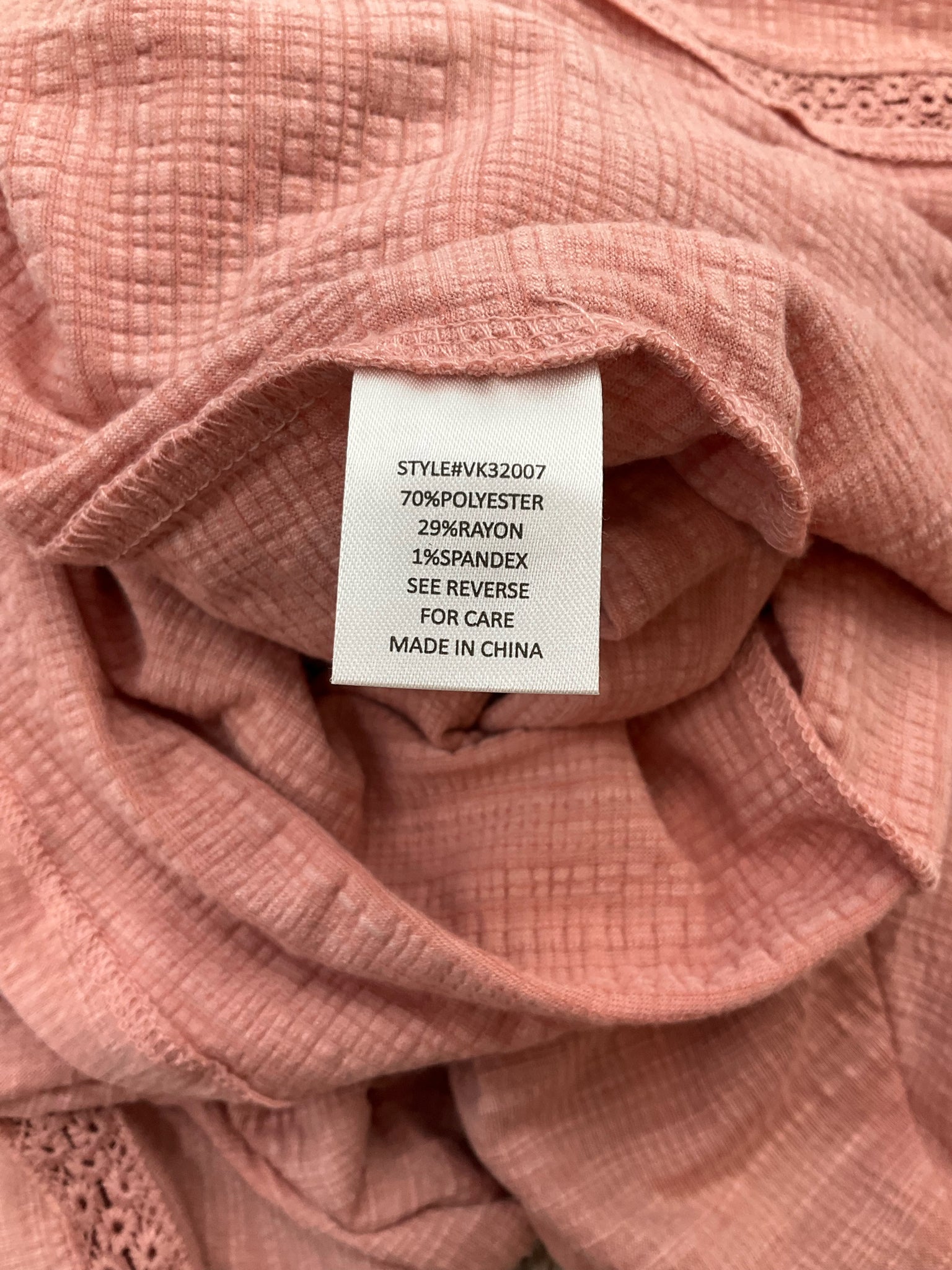 Adrienne Vittadin Pink Solid Pre-Owned Ladies Top - Size Large - Margaret’s Fine Consignment