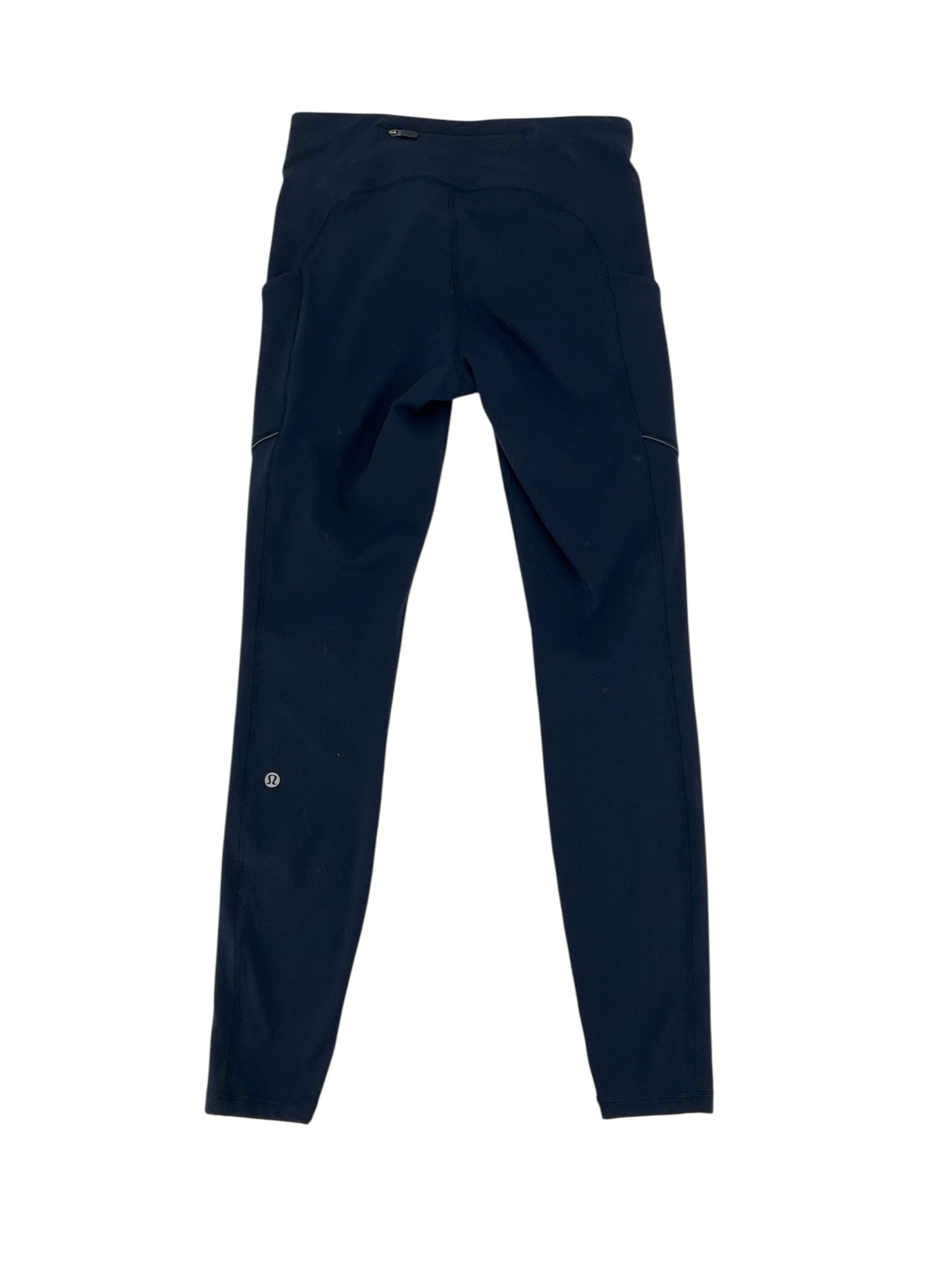 Lululemon Navy Leggings Navy Blue High-Rise Leggings with Pockets | Size 6 - Size 6