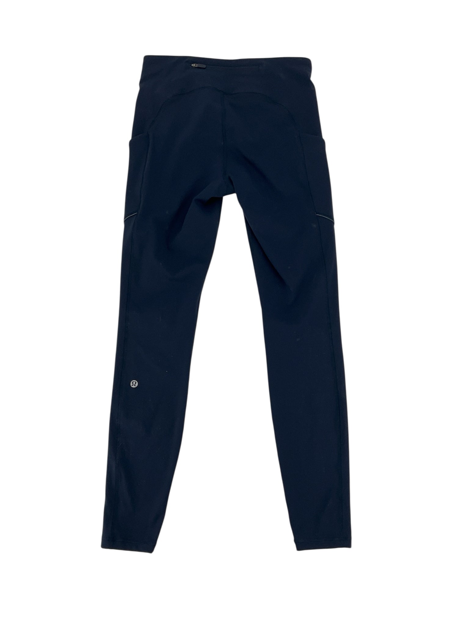 Lululemon Navy Leggings Navy Blue High-Rise Leggings with Pockets | Size 6 - Size 6