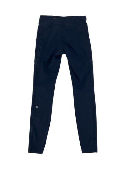 Lululemon Navy Leggings Navy Blue High-Rise Leggings with Pockets | Size 6 - Size 6