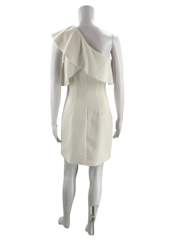 Do & Be White Solid Ladies Pre-Owned Dress - Size Small - Margaret’s Fine Consignment