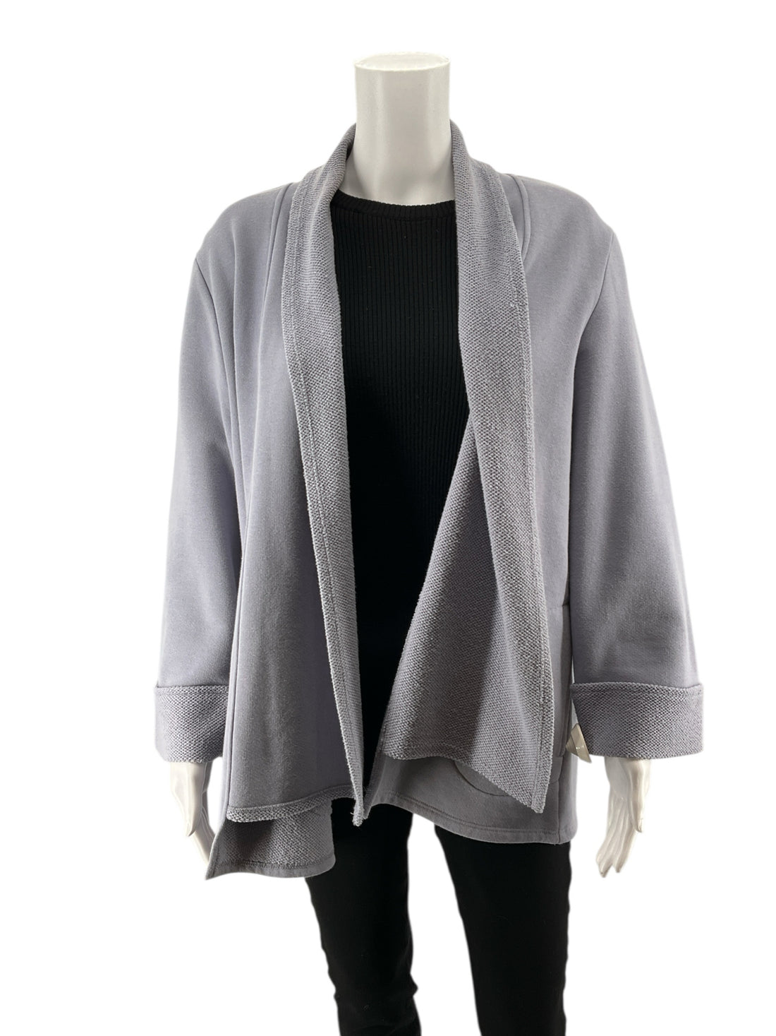 Habitat Blue Solid Pre-Owned Ladies Shrug - Size XL