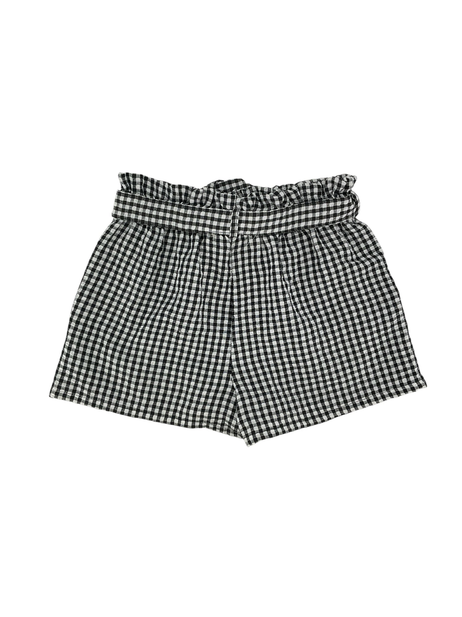 I.N. San Francisco Gingham Paperbag Shorts with Belt | Size Medium