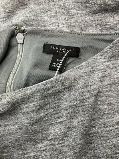 Ann Taylor Gray Heathered Pre-Owned Ladies Dress - Size 12 Petite - Margaret’s Fine Consignment