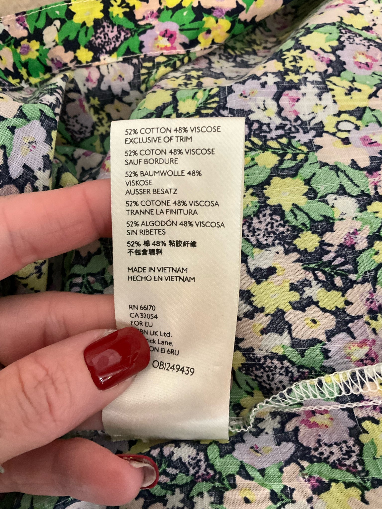Maeve by Anthropologie multi Long Sleeve Ditsy Floral Peasant Blouse Tie-Cuff Size Small - Size S