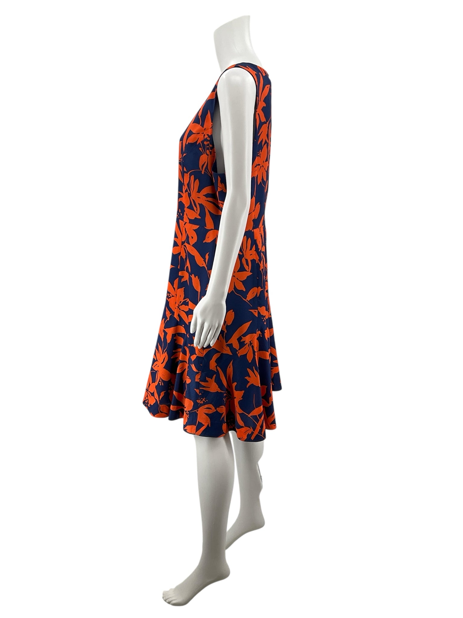 J.Crew Collection Flounce Dress in Ratti Painted Lily Floral Size 14