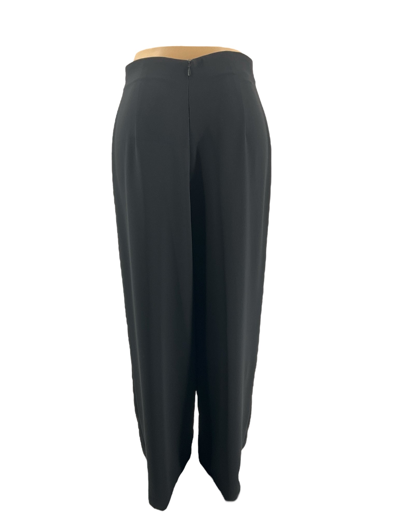 Jones New York Black Wide-Leg Evening Pants – Size 12, Excellent Condition - Margaret’s Fine Consignment