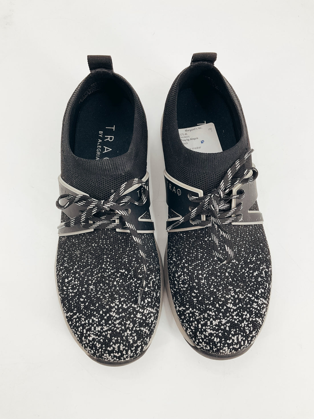 Traq by Alegria Black Sneakers - Size 38