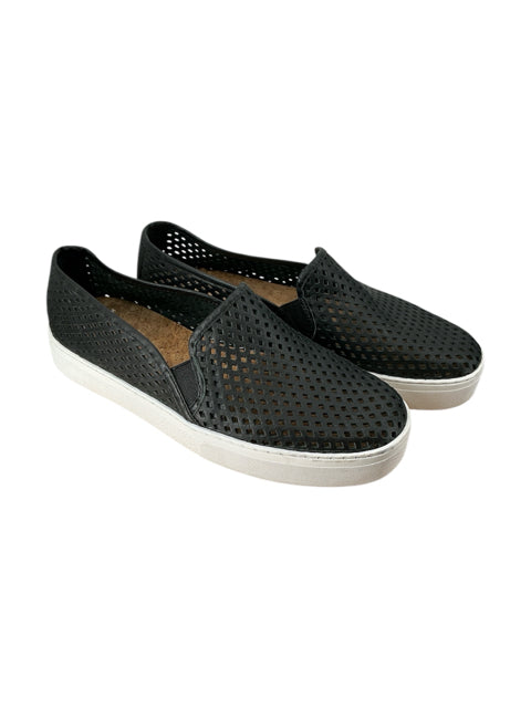 Jibs Black Holes Slip On Size 9W - side view