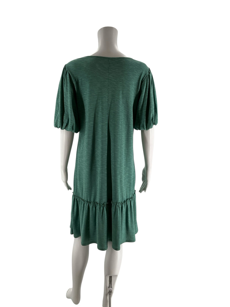 Garnet Hill Green Pre-Owned Ladies Dress - Size Small