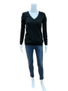 Loft Black Solid Top Size Medium