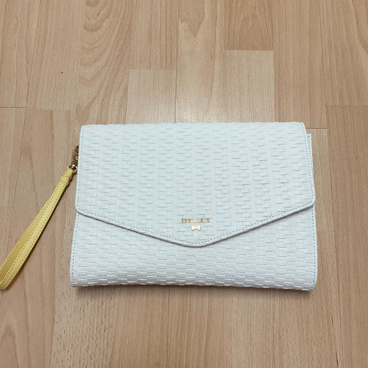 Ted Baker White Woven Pre-Owned Ladies Clutch