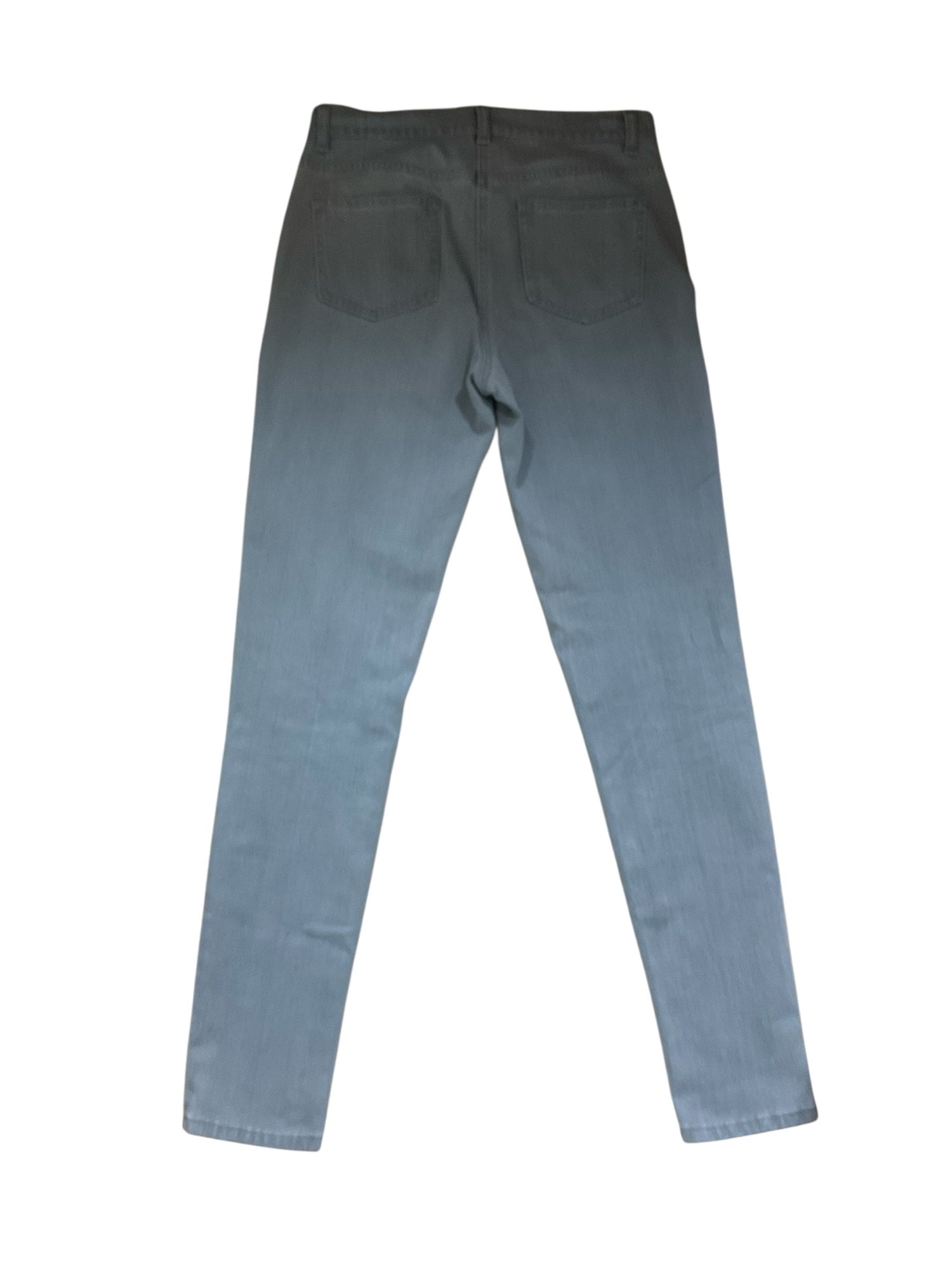 J.McLaughlin Gray Stretch Cotton Skinny Pants Zipper Pockets Size 2