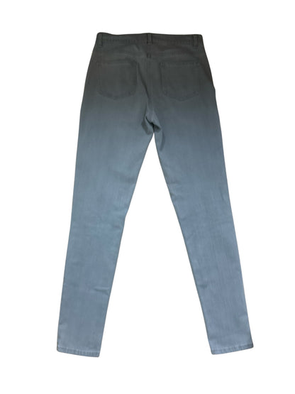 J.McLaughlin Gray Stretch Cotton Skinny Pants Zipper Pockets Size 2