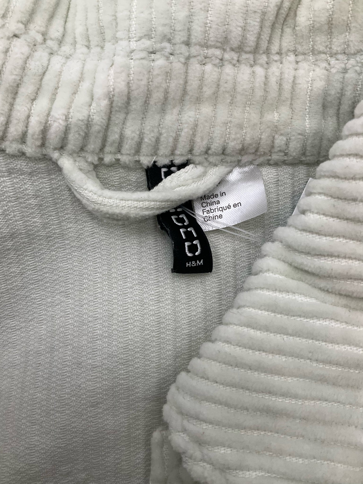 Divided Cream Corduroy Pre-Owned Ladies Shacket - Size Small - Margaret’s Fine Consignment