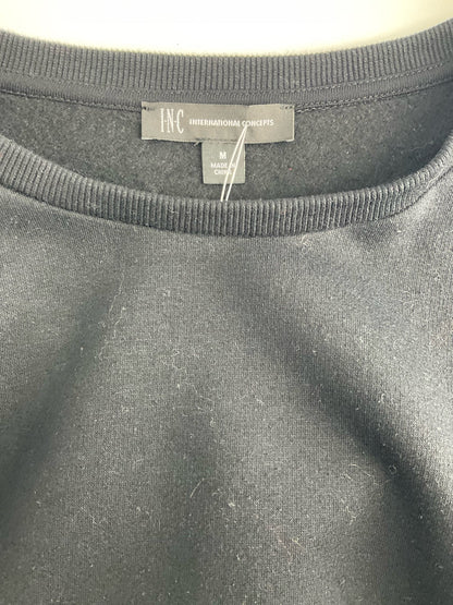 INC - Black Solid Pre-Owned Ladies Casual Top - Size M