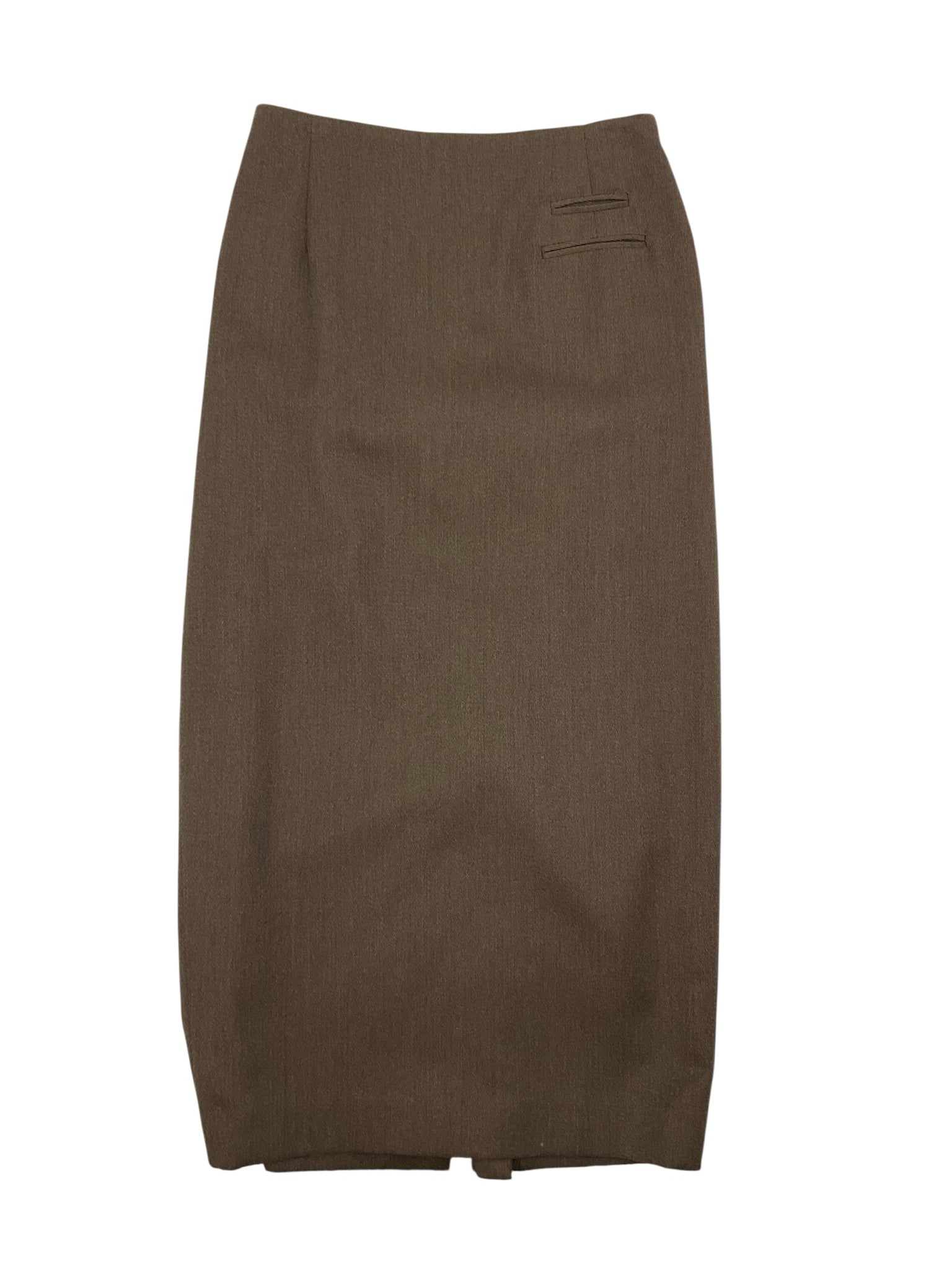 Bowdon Brown Solid Skirt – Women’s Size 8 – ONLINE ONLY