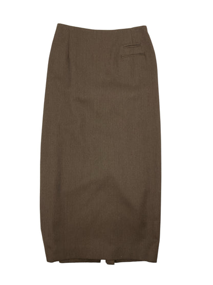 Bowdon Brown Solid Skirt – Women’s Size 8 – ONLINE ONLY