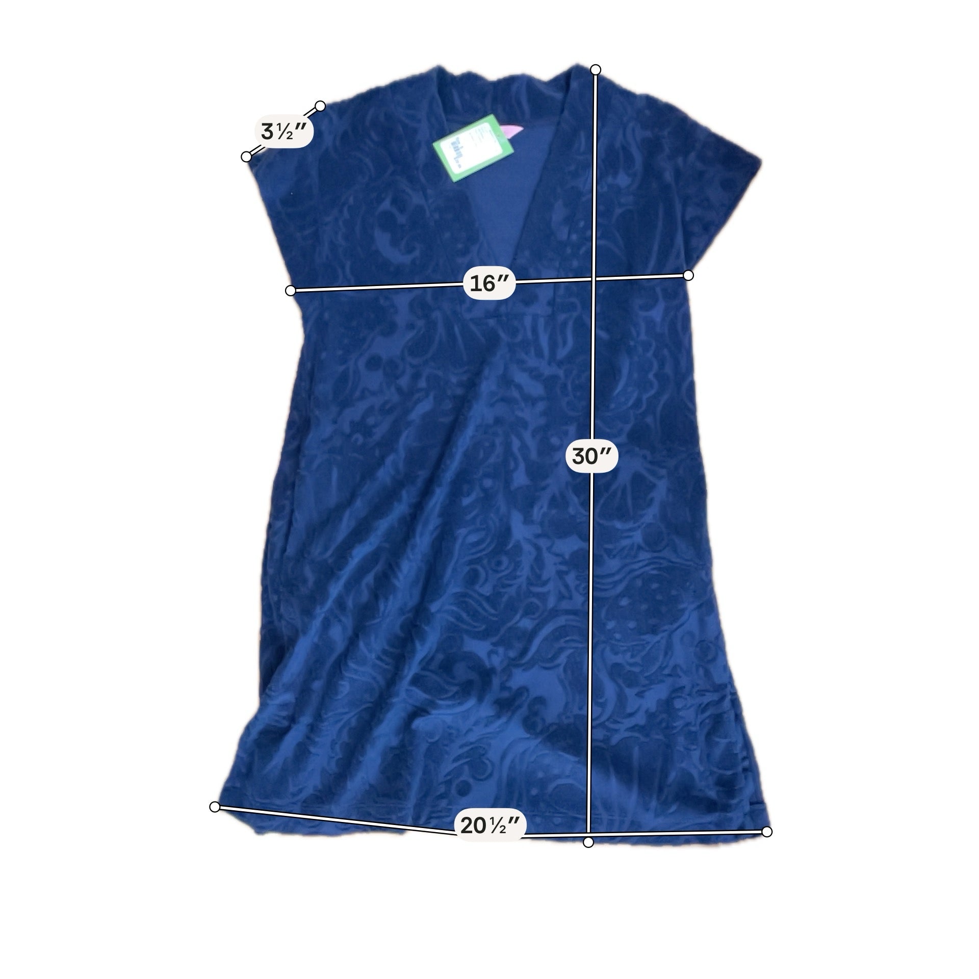 Lilly Pulitzer Colette Tunic Navy Jacquard V-Neck Cover-Up Top Size S - Effortless Coastal Chic: The Lilly Pulitzer Colette Tunic