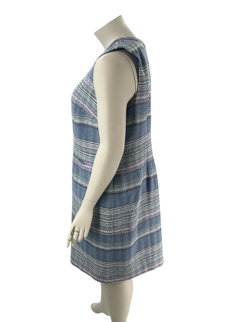Talbots Blue Solid Pre-Owned Ladies Dress - Size 20W - Margaret’s Fine Consignment