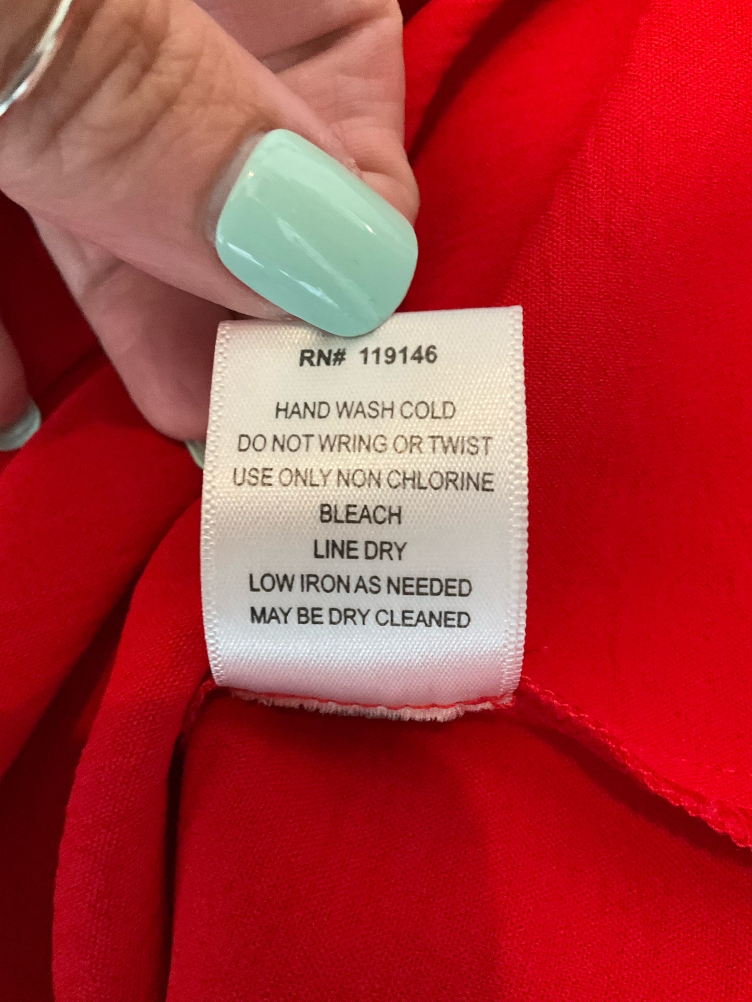 Jodifl Red Raw Edge V-Neck Slub Knit Top Size Small
