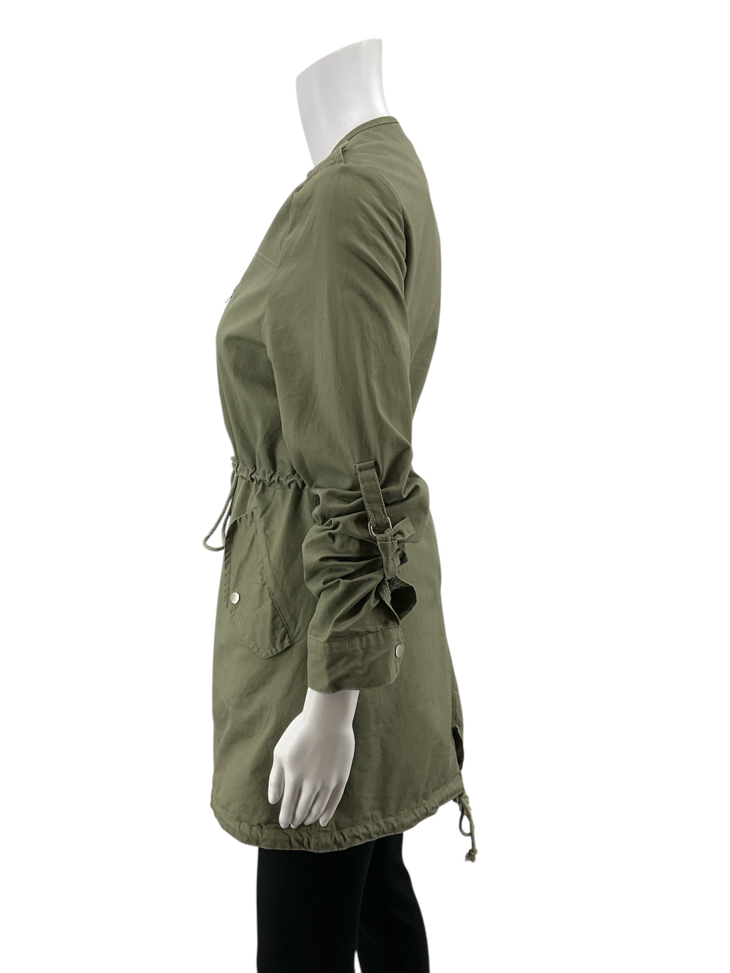 Beulah Olive Green Anorak Utility Military Jacket Size Medium