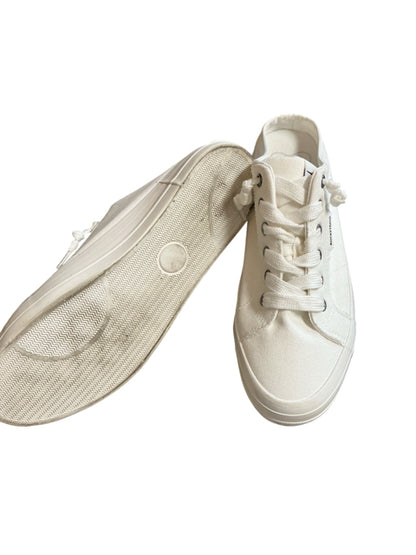 Rocket Dog Jazzin Mule Sneakers Womens Size 10 White Canvas Slip On Shoes