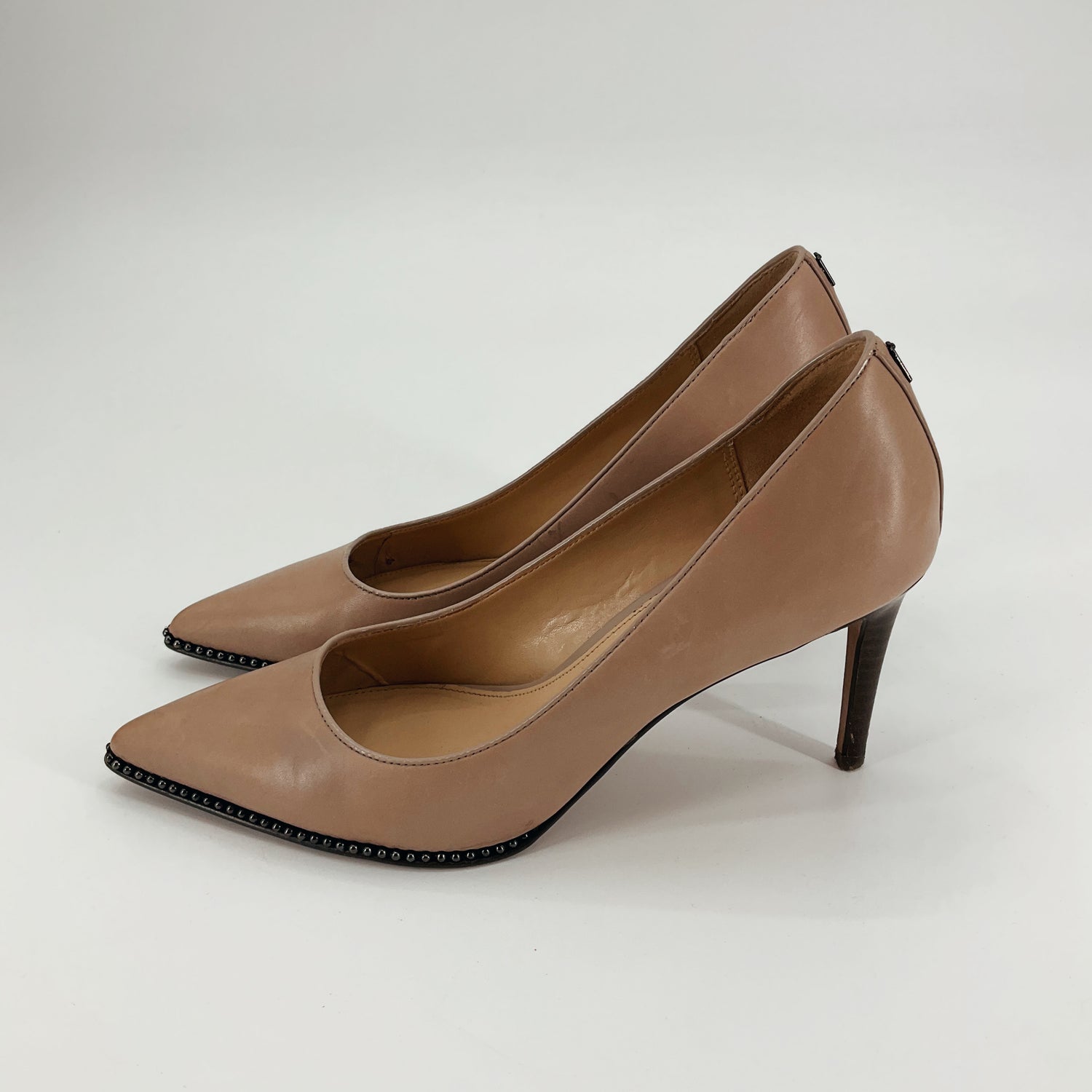 Coach Nude Heels Nude Beaded Pre-Owned Ladies Heel - Size 9 - Size 9