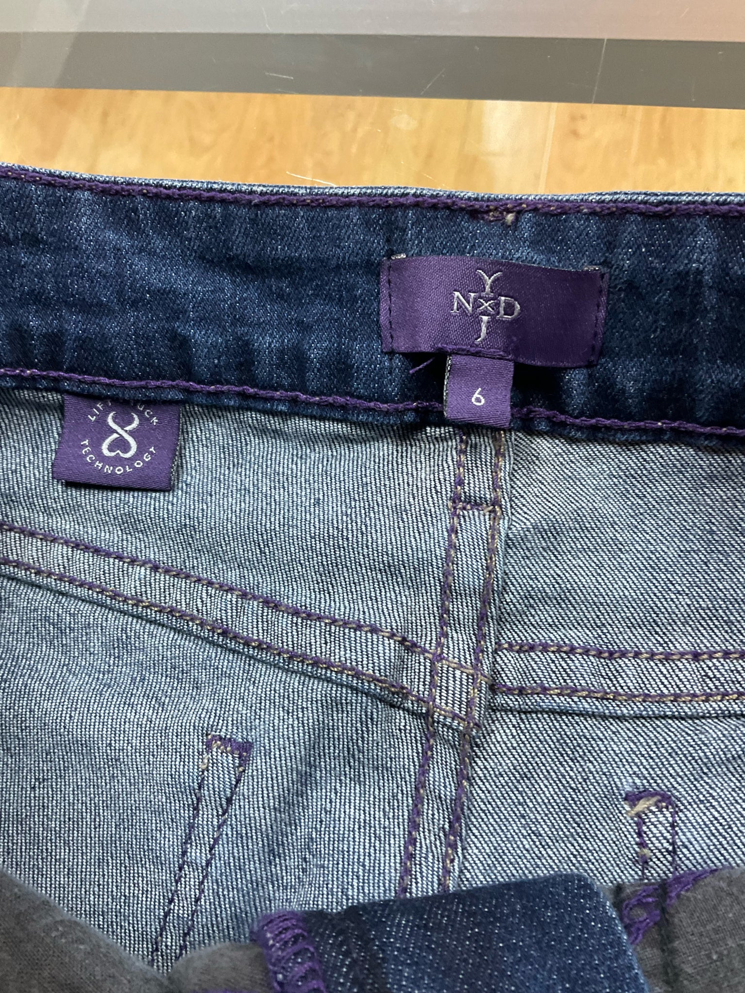 NYDJ Ami Skinny Ankle Jeans Blue Lift Tuck Technology Size 6 - ONLINE ONLY